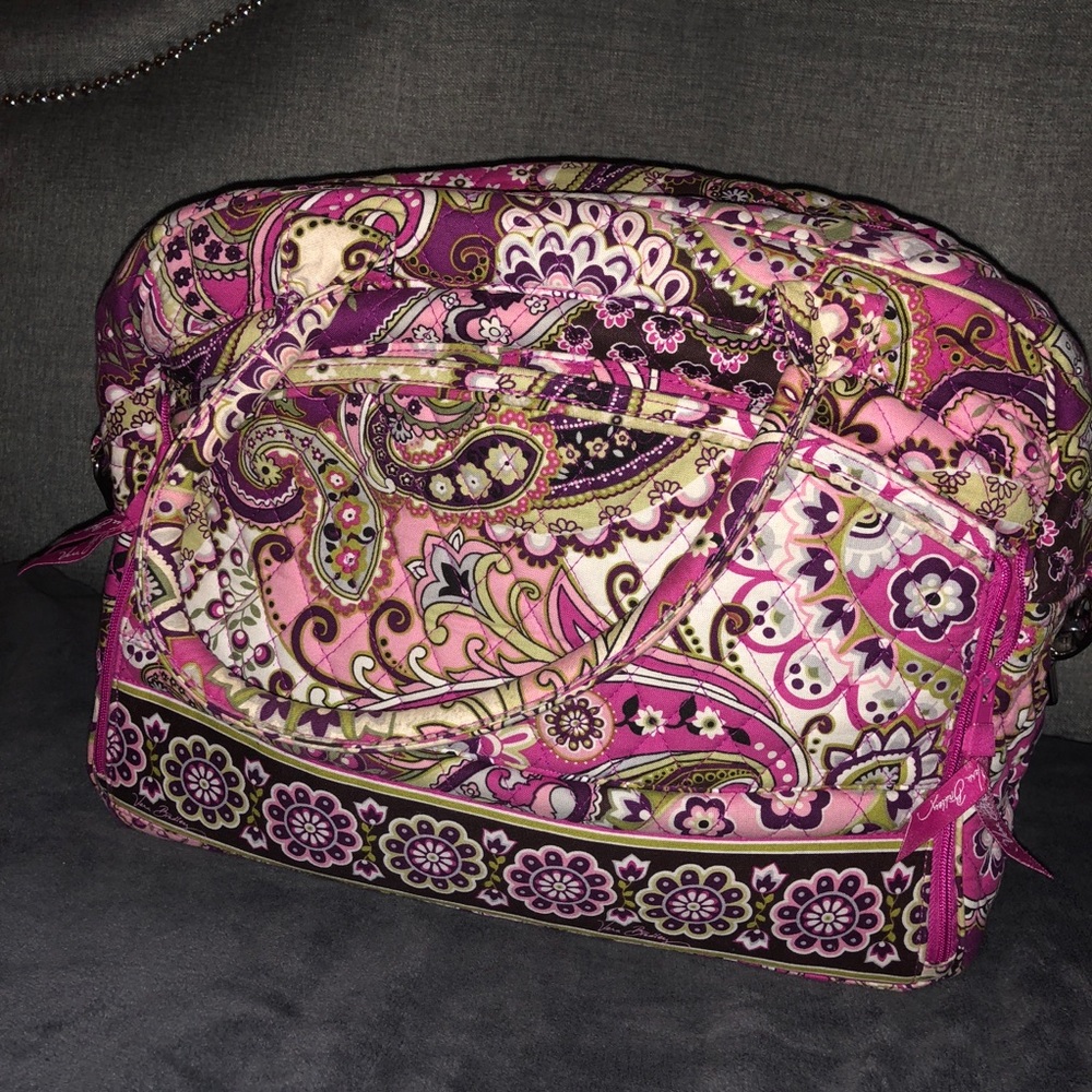 Vera Bradley Very Berry Paisley Messenger Bag